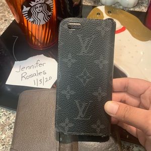 Louis Vuitton eclipse iPhone folio case